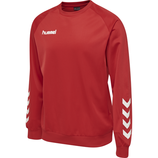 hmlPROMO KIDS POLY SWEATSHIRT, TRUE RED, packshot