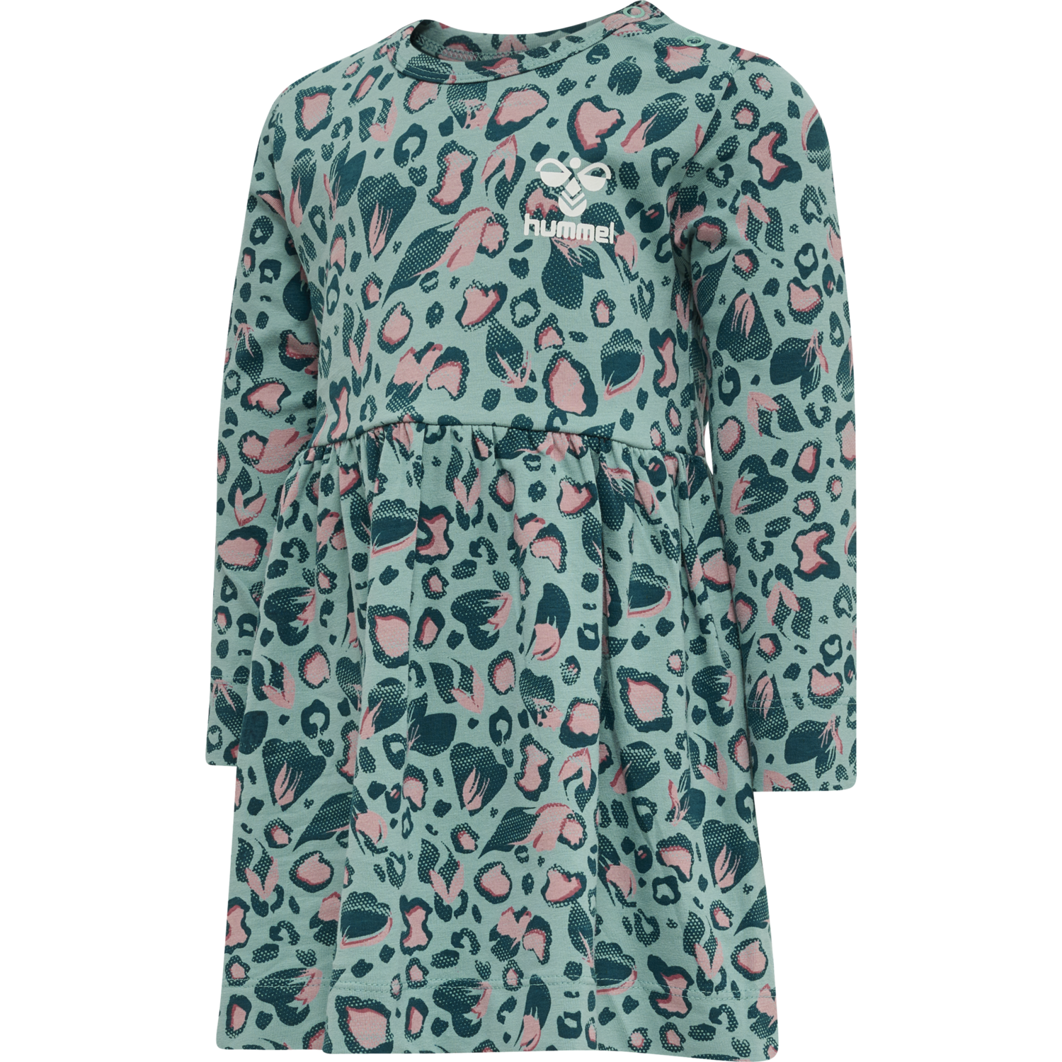 hmlSONJA DRESS L/S, MINERAL BLUE, packshot