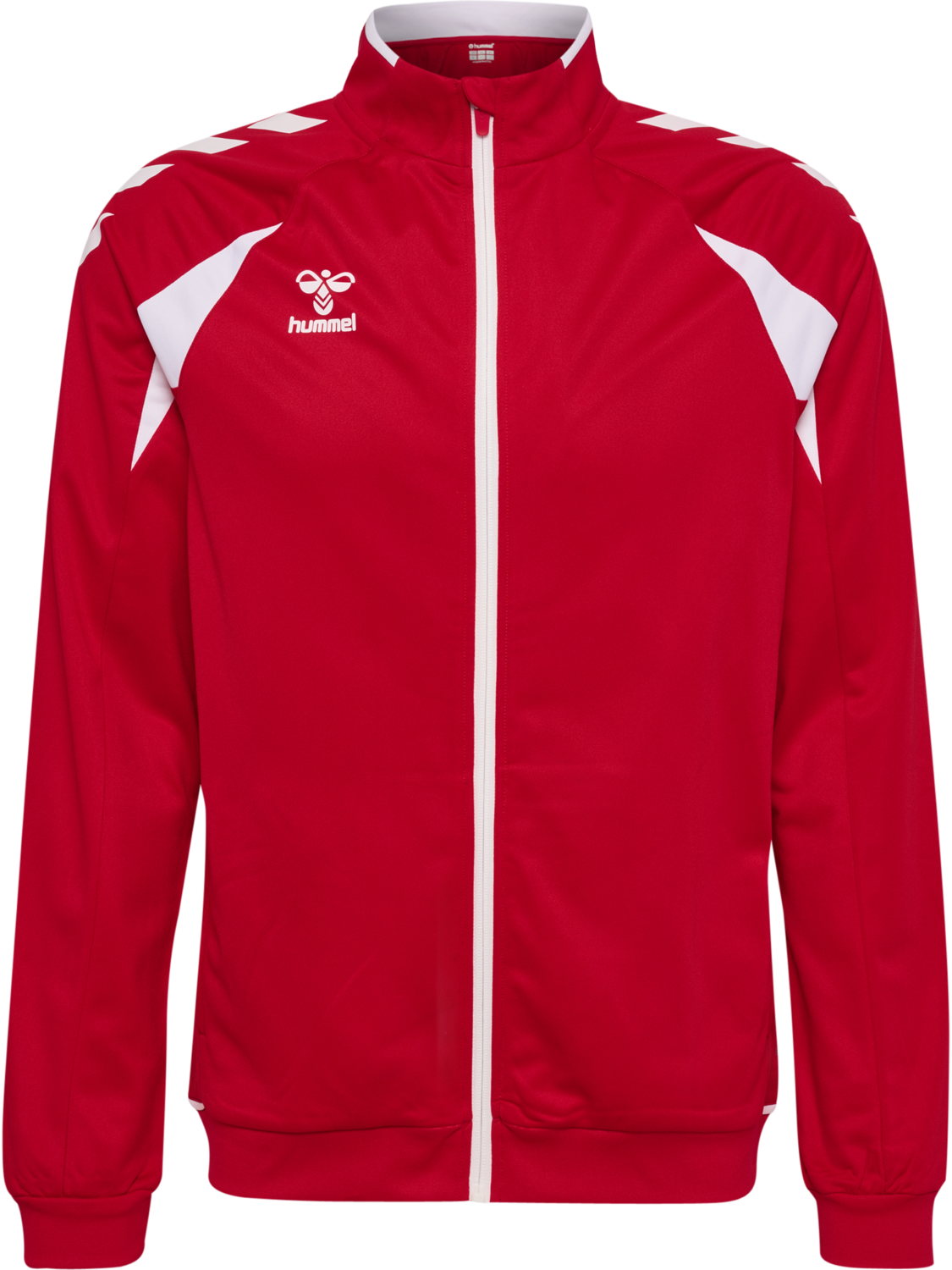 hmlCORE 2.0 TRACK ZIP JACKET, TRUE RED/WHITE, packshot