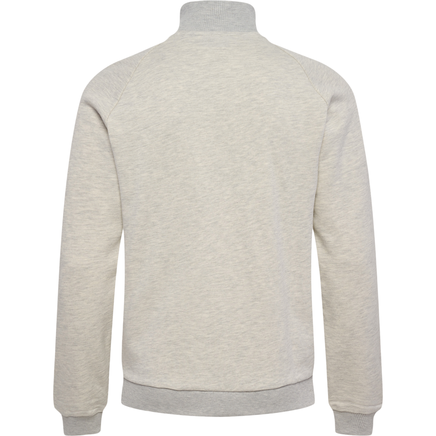hmlLGC RON HALFZIP SWEATSHIRT, TOFU MELANGE, packshot