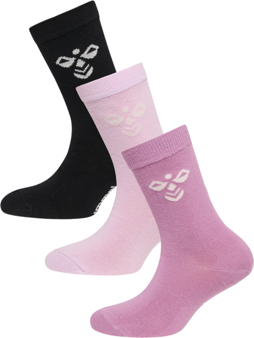 SUTTON 3-PACK SOCK, WINSOME ORCHID, packshot