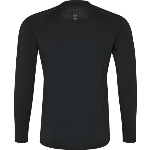 HUMMEL FIRST PERFORMANCE JERSEY L/S, BLACK, packshot