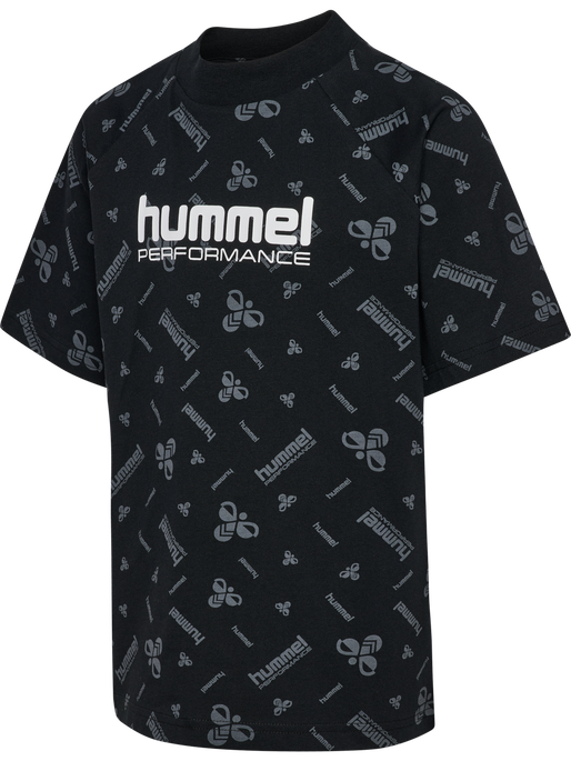 hmlJR DANCE T-SHIRT S/S, BLACK/EBONY hmlJR DANCE T-SHIRT S/S, BLACK/EBONY, packshot