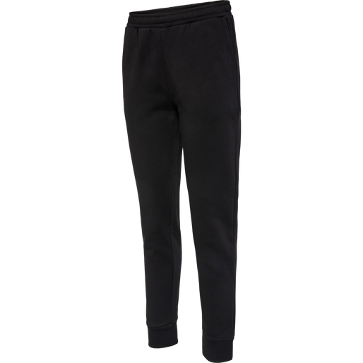 hmlCOURT COTTON SWEATPANTS WOMAN, BLACK, packshot