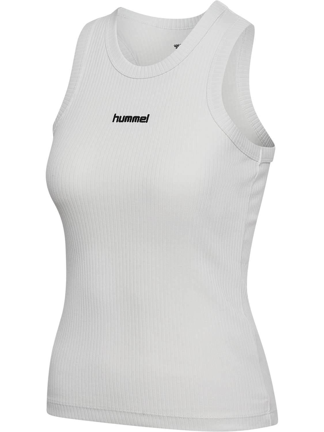 hmlFOUNDATION RIB TANK TOP, BLANC DE BLANC, packshot