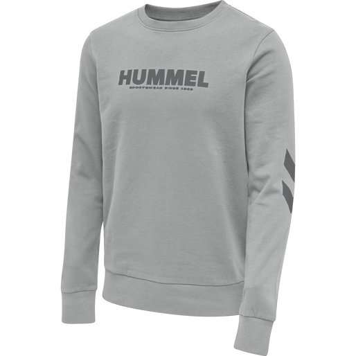 hmlLEGACY SWEATSHIRT PLUS, GREY MELANGE hmlLEGACY SWEATSHIRT PLUS, GREY MELANGE, packshot