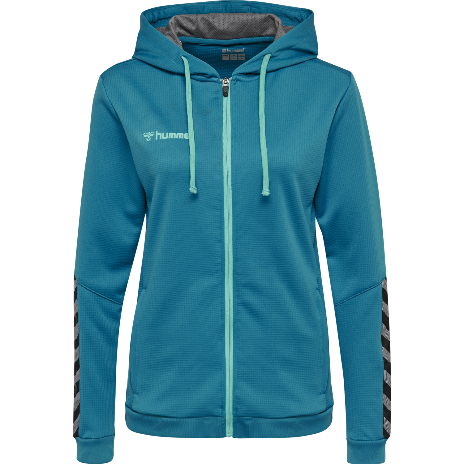 hmlAUTHENTIC POLY ZIP HOODIE WOMAN, CELESTIAL, packshot