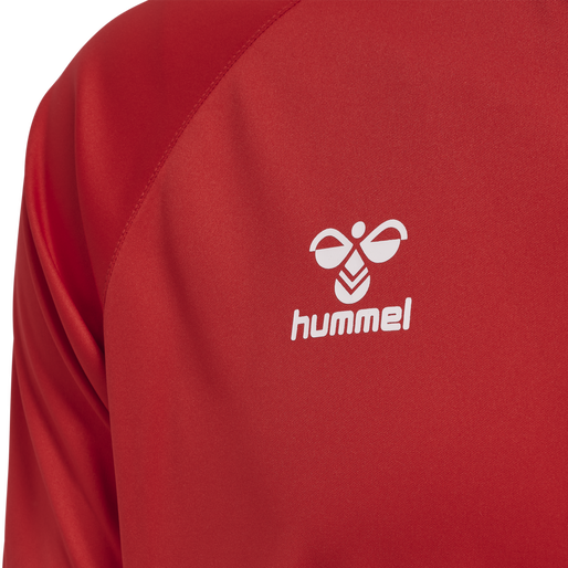 hmlCORE XK CORE POLY T-SHIRT S/S, TRUE RED, packshot