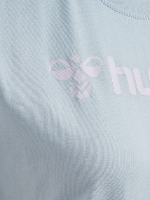 hmlMOVER COTTON T-SHIRT S/S WOMAN, BABY BLUE hmlMOVER COTTON T-SHIRT S/S WOMAN, BABY BLUE, packshot