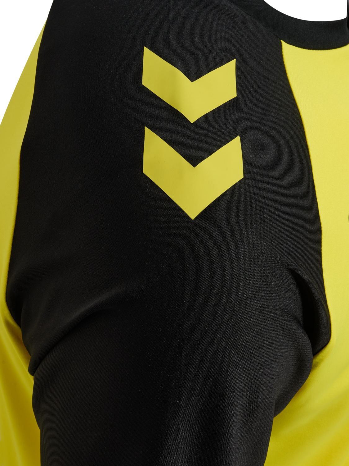 hmlMATCH LEAGUE JERSEY S/S, BLAZING YELLOW/BLACK, packshot