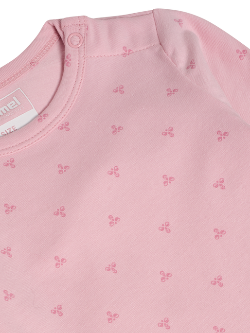 hmlMINI BEE AOP BODY L/S, PINK NECTAR, packshot
