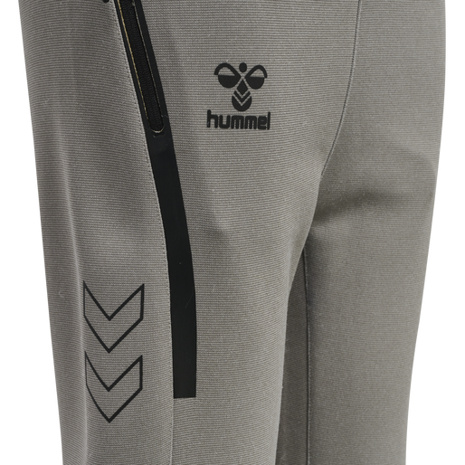 hmlCIMA XK PANTS KIDS, GREY MELANGE hmlCIMA XK PANTS KIDS, GREY MELANGE, packshot