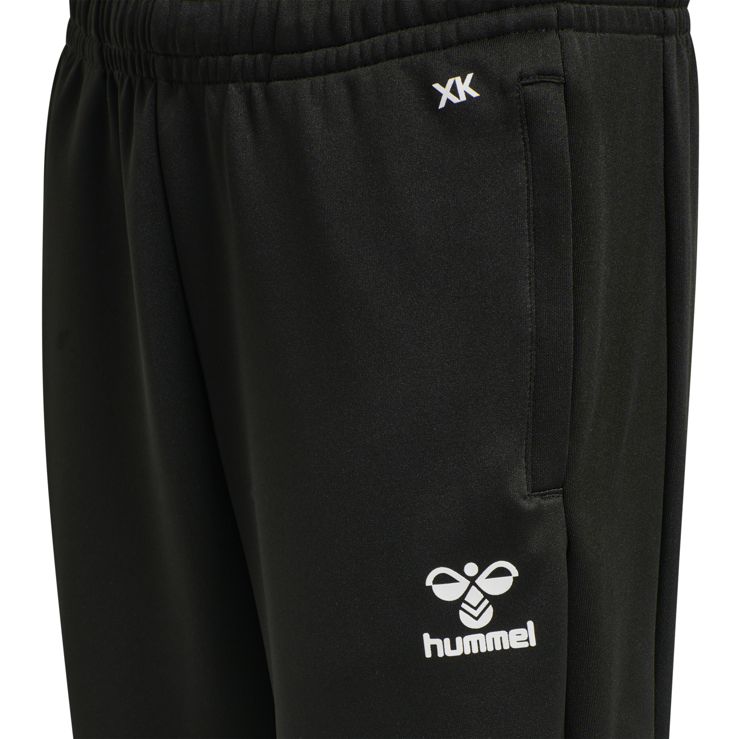 hmlCORE XK TRAINING POLY PANTS KIDS, BLACK, packshot