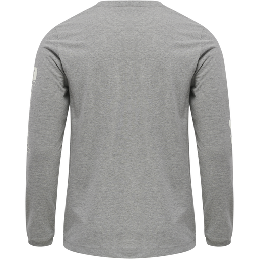 hmlLGC CRAIG T-SHIRT L/S, GREY MELANGE, packshot