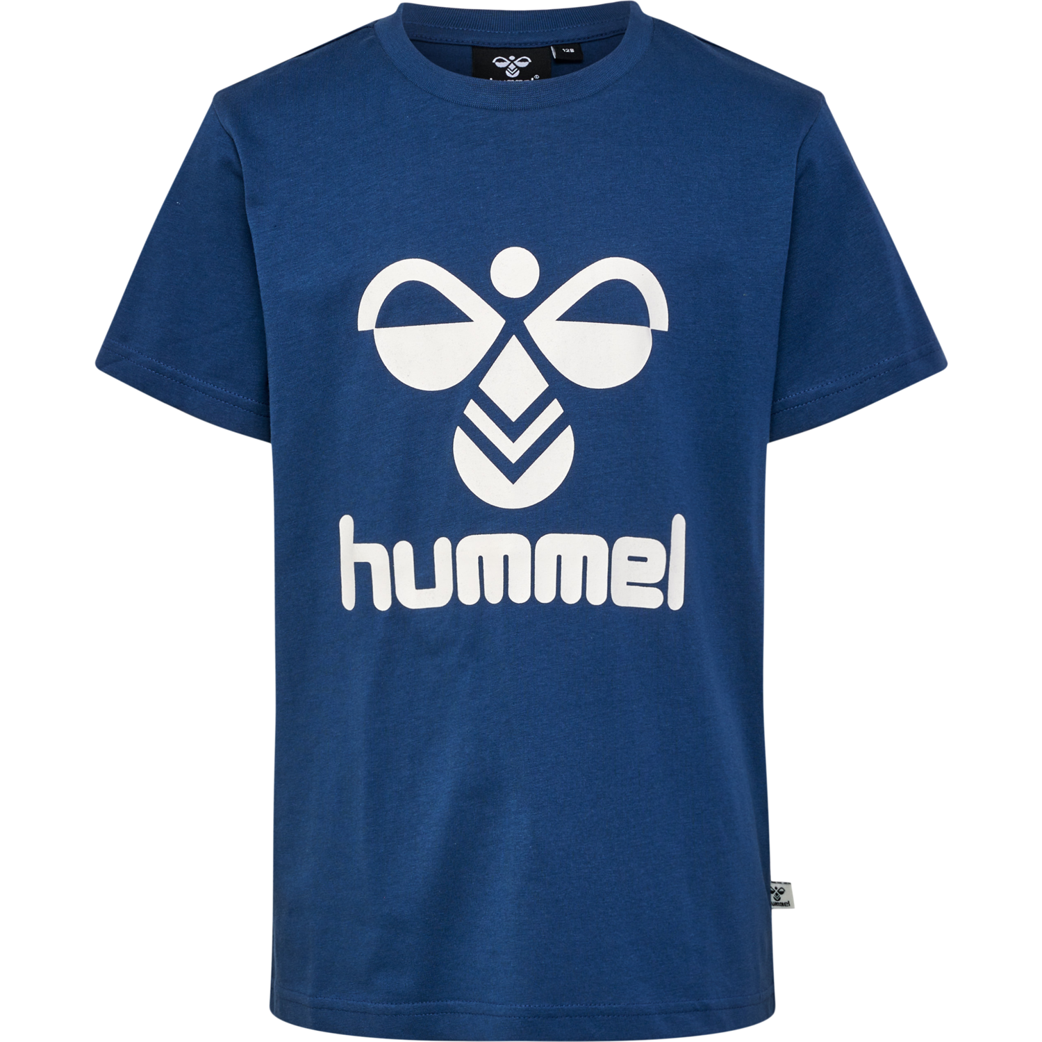 hmlTRES T-SHIRT S/S, DARK DENIM, packshot