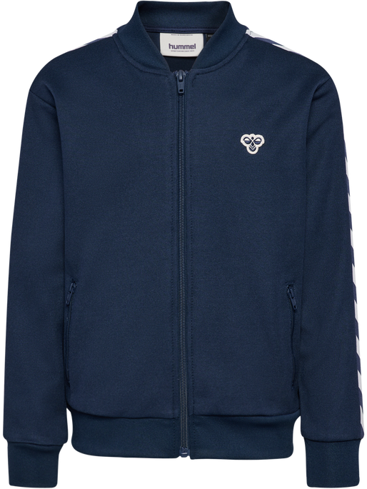 hmlJR ARCHIVE REG POLY ZIP JACKET, DRESS BLUES, packshot