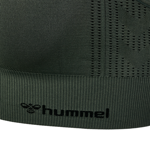 hmlMT SHAPING SEAMLESS SPORTS TOP, CLIMBING IVY, packshot