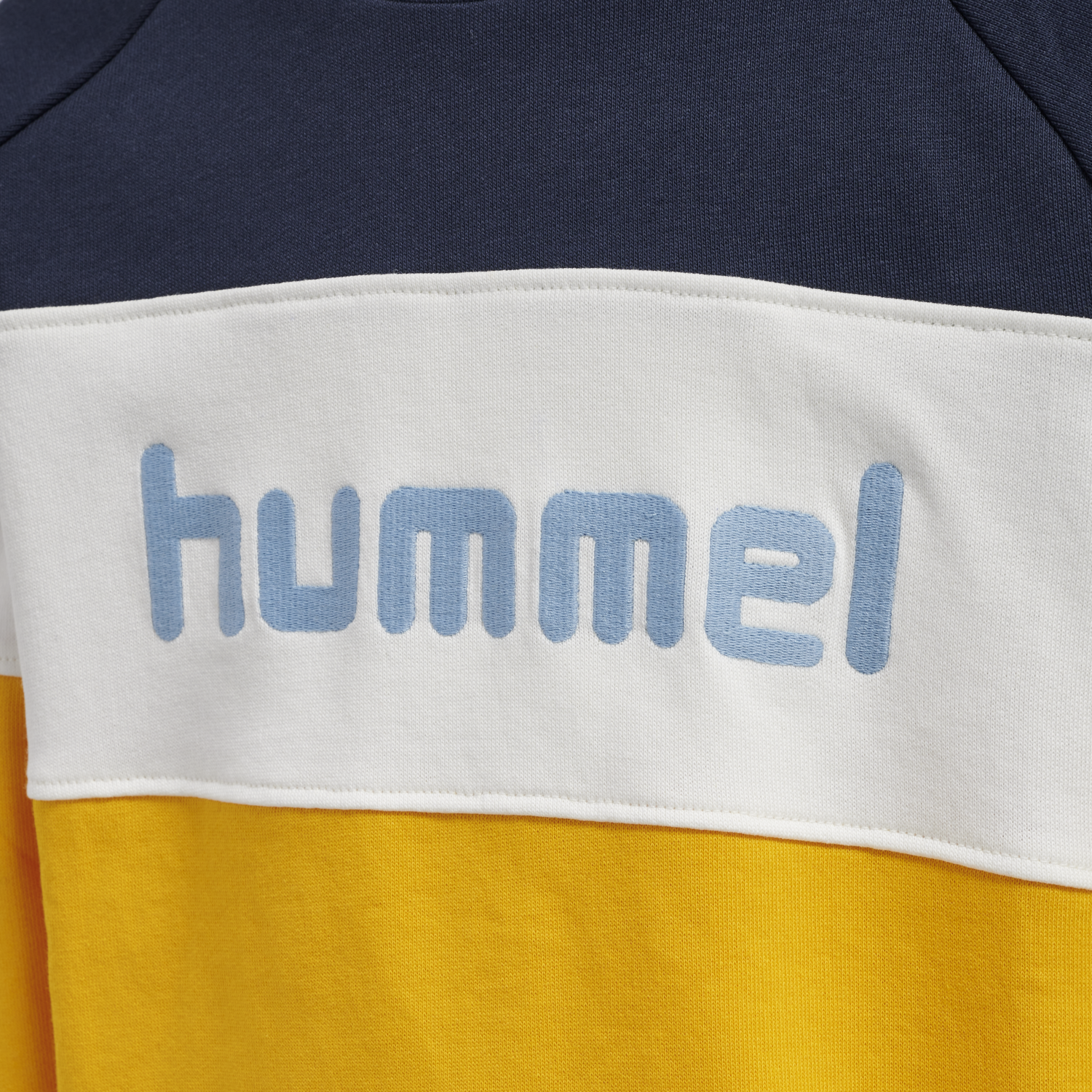 hmlCLAES SWEATSHIRT, SAFFRON, packshot