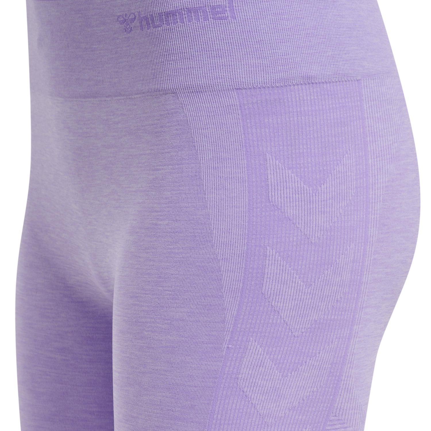 hmlMT UNA SEAMLESS MID WAIST TIGHTS, LAVENDER MELANGE, packshot