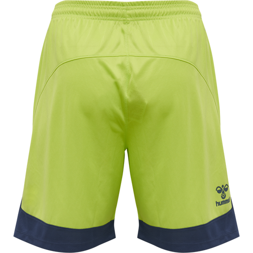 hmlLEAD POLY SHORTS, LIME PUNCH, packshot