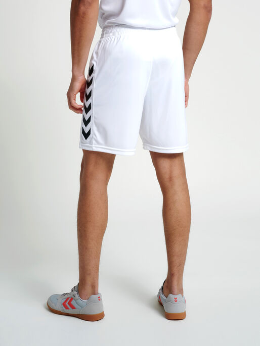 CORE POLY SHORTS, WHITE PR, model