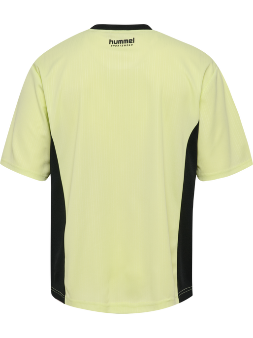 hmlLOOSE FB JERSEY S/S TOPSCORER, SHADOW LIME, packshot