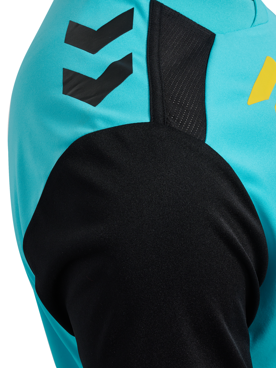 FFHB NEW REFEREE JERSEY S/S, SCUBA BLUE WO SPONSOR, packshot