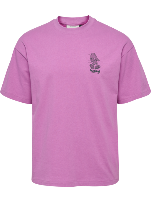 hmlLOOSE T-SHIRT S/S BEES STADIUM, VIOLET hmlLOOSE T-SHIRT S/S BEES STADIUM, VIOLET, packshot