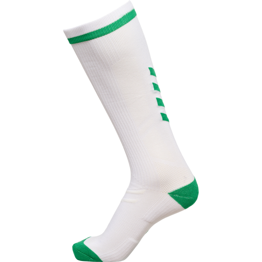 ELITE INDOOR SOCK HIGH, WHITE/JELLY BEAN ELITE INDOOR SOCK HIGH, WHITE/JELLY BEAN, packshot
