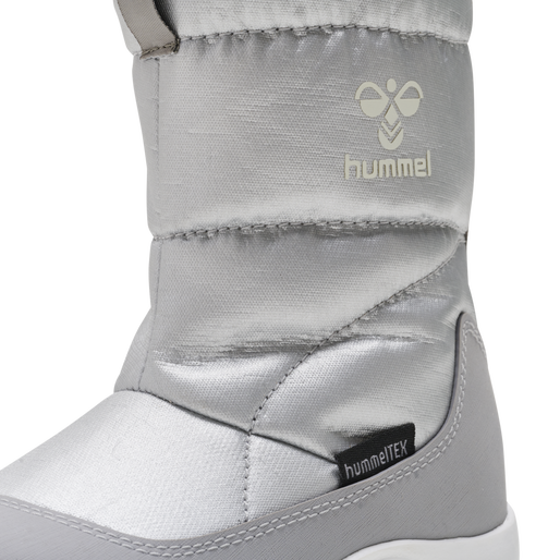 ROOT PUFFER BOOT RECYCLED TEX INFANT, SILVER, packshot