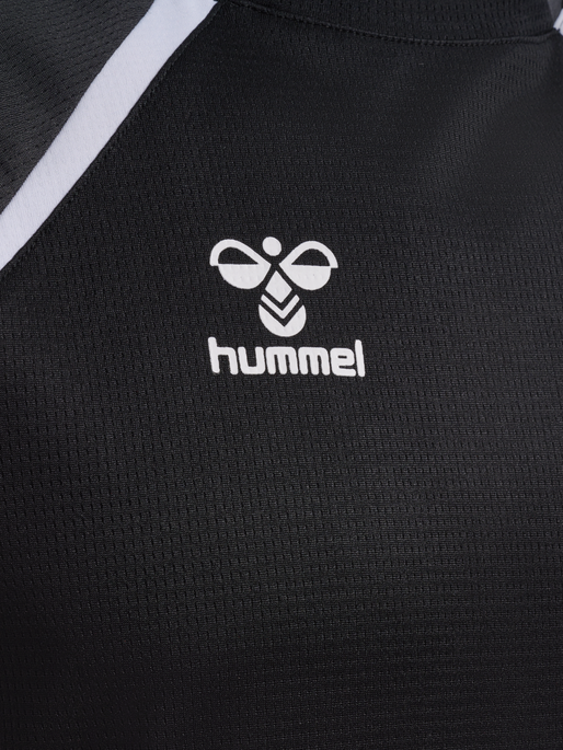 hmlLEAD 2.0 JERSEY S/S, BLACK/ASPHALT, packshot