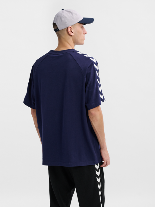 hummel ARCHIVE LOOSE T-SHIRT S/S - PEACOAT | hummelsport.de