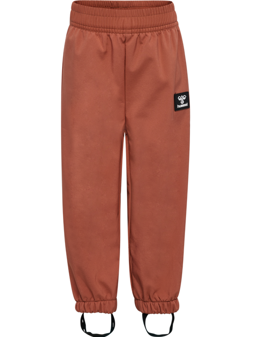 hmlJUPITOR TEX MINI SOFTSHELL PANTS, COPPER BROWN, packshot