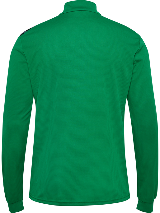 hmlAUTHENTIC HALF ZIP SWEAT, JELLY BEAN, packshot