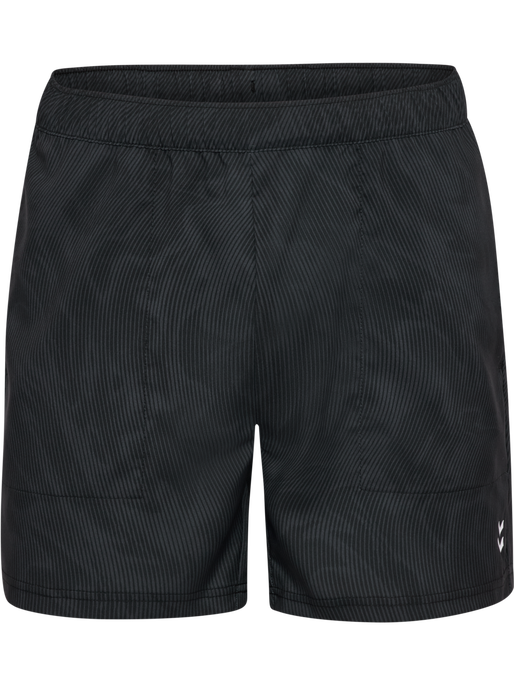 hmlPULSE AOP WORKOUT SHORTS SET, BLACK/EBONY, packshot