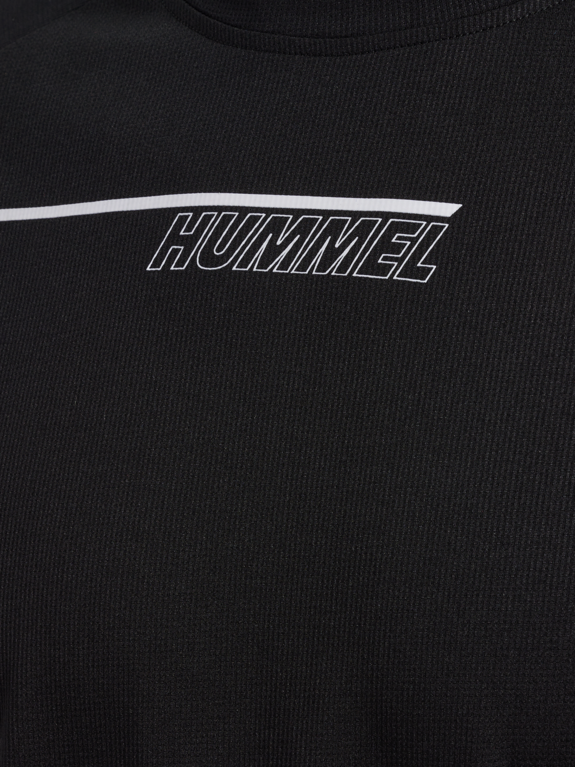 hmlCOURT LIGHT WEIGHT T-SHIRT L/S, BLACK, packshot