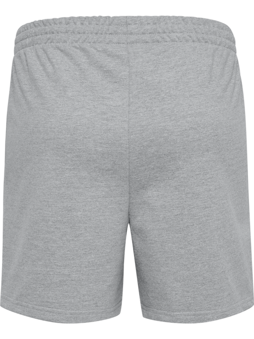 hmlGO 2.0 SWEATSHORTS WOMAN, GREY MELANGE, packshot