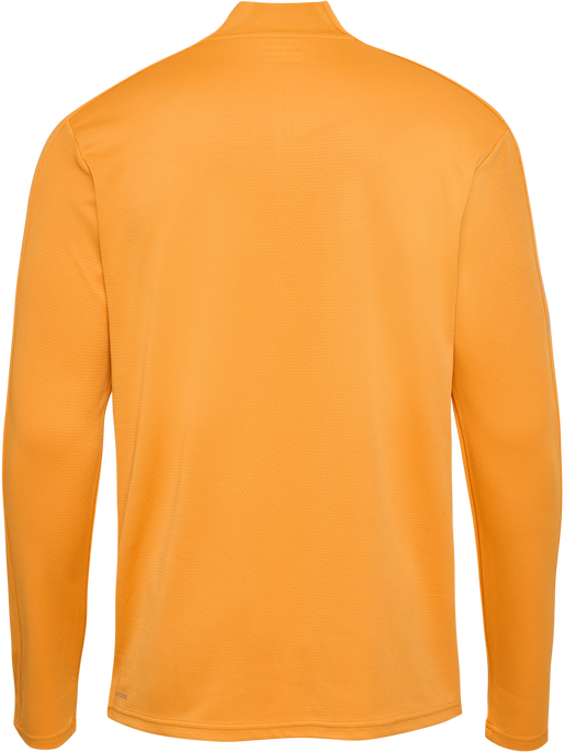 hmlACTIVE PL HALF ZIP, BLAZING ORANGE hmlACTIVE PL HALF ZIP, BLAZING ORANGE, packshot