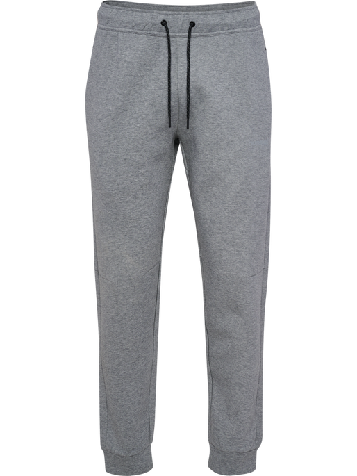 hmlTECH FLEECE REGULAR PANTS, GREY MELANGE hmlTECH FLEECE REGULAR PANTS, GREY MELANGE, packshot