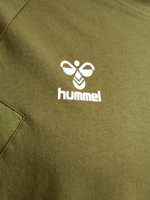 hmlTRAVEL T-SHIRT S/S, MILITARY OLIVE hmlTRAVEL T-SHIRT S/S, MILITARY OLIVE, packshot