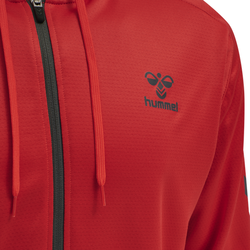 hmlACTION POLY ZIP HOODIE, 3048, packshot