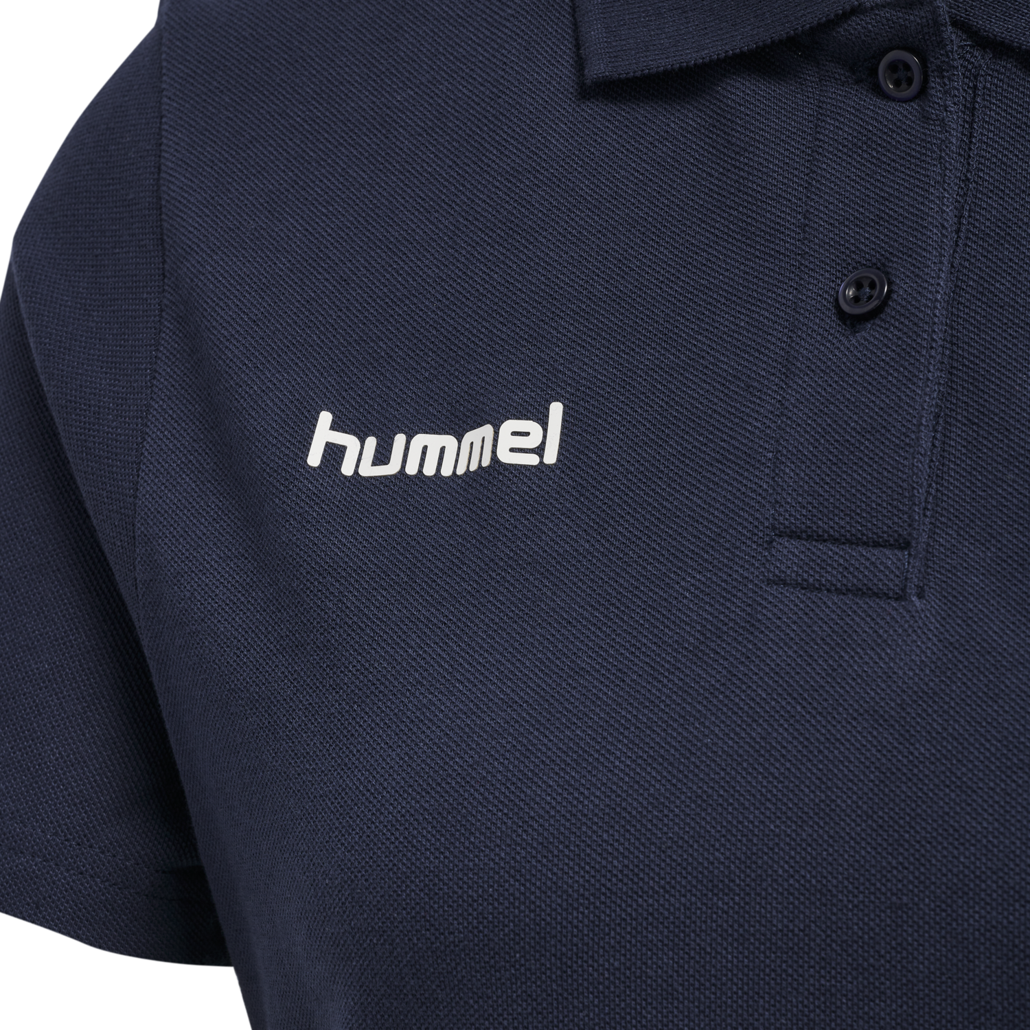 HUMMEL GO COTTON POLO WOMAN, MARINE, packshot