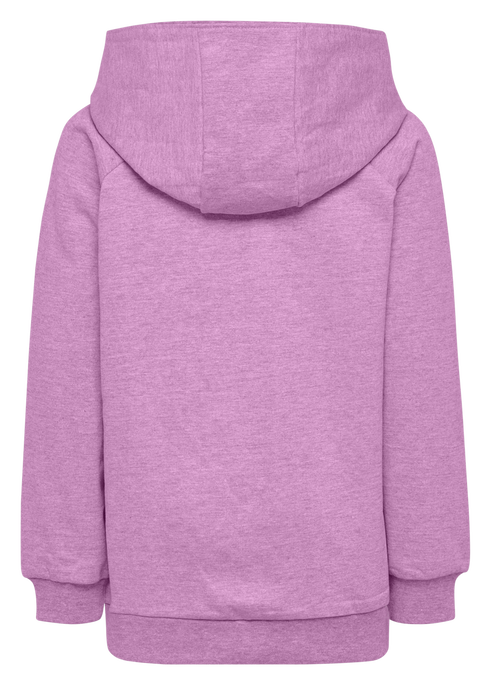 HUMMEL GO KIDS COTTON LOGO HOODIE, ORCHID HUMMEL GO KIDS COTTON LOGO HOODIE, ORCHID, packshot