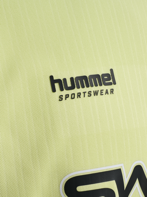 hmlLOOSE FB JERSEY S/S TOPSCORER, SHADOW LIME, packshot