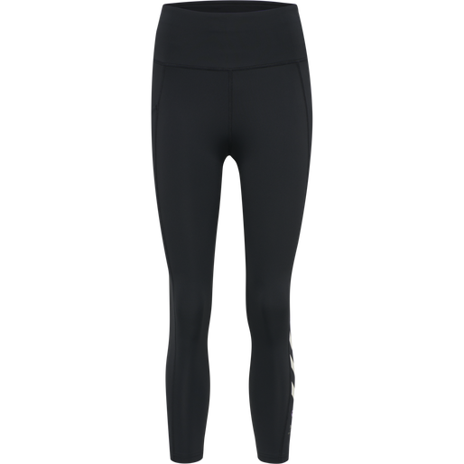 hmlMT MACI HIGH WAIST 7/8 TIGHTS, BLACK hmlMT MACI HIGH WAIST 7/8 TIGHTS, BLACK, packshot