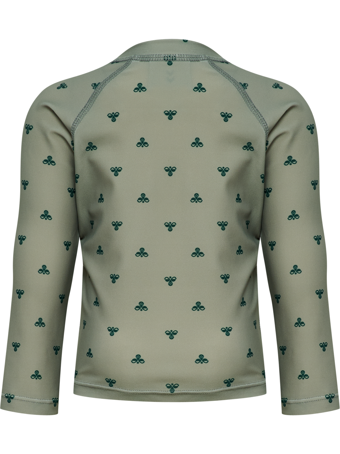 hmlMINI BEE AOP SWIM T-SHIRT L/S, SHADOW, packshot