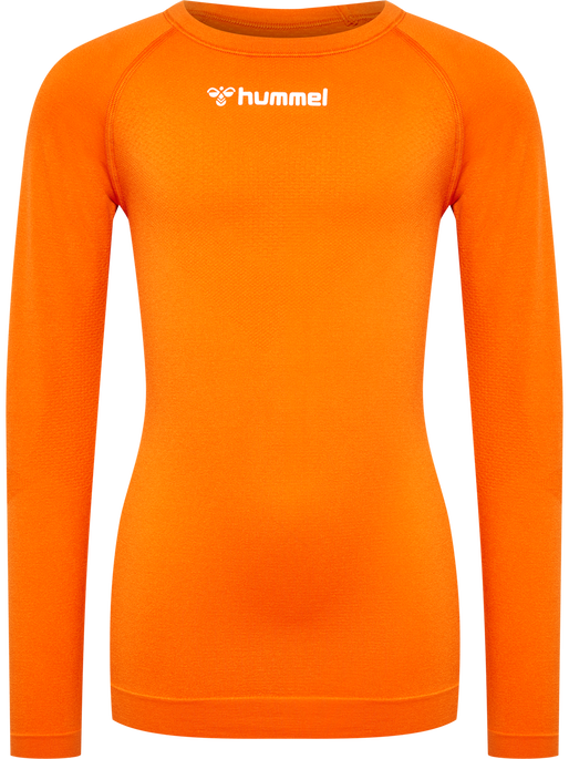 hmlBL COMFORT 2.0 TEE L/S KIDS, ORANGE TIGER hmlBL COMFORT 2.0 TEE L/S KIDS, ORANGE TIGER, packshot