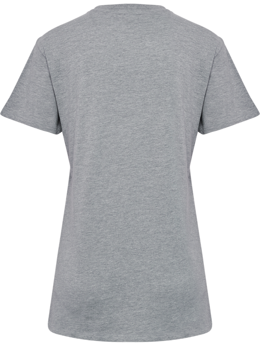 hmlGO 2.0 LOGO T-SHIRT S/S WOMAN, GREY MELANGE, packshot