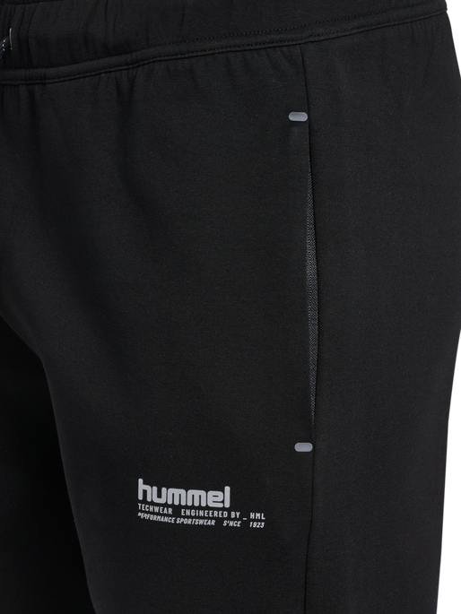 hmlTECH FLEECE REGULAR PANTS, BLACK hmlTECH FLEECE REGULAR PANTS, BLACK, packshot