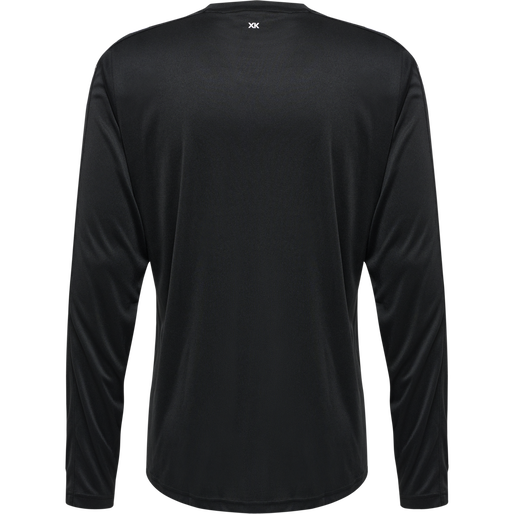 hmlCORE XK POLY JERSEY L/S, BLACK, packshot